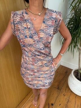 IRO Multi-Color Printed Mini Dress